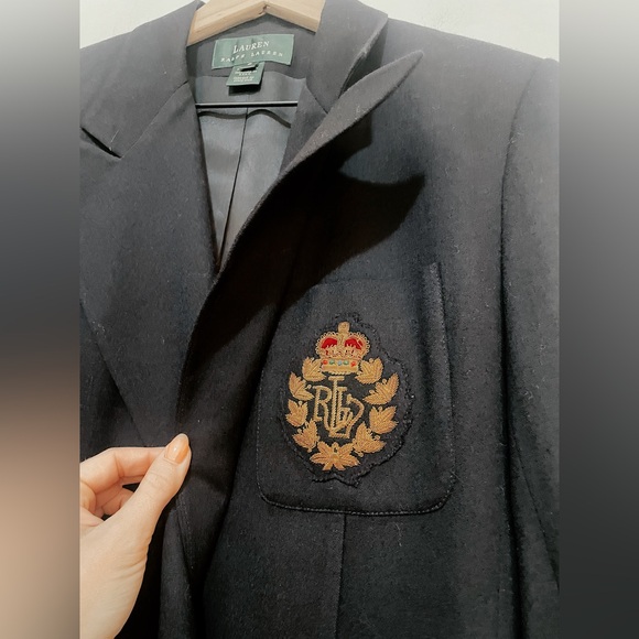 Vintage Ralph Lauren Crested Blazer - Picture 2 of 5